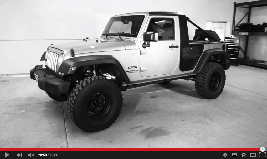KIT PICK-UP ACTIONTRUCK POUR JEEP WRANGLER JK UNLIMITED