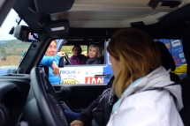 Cours de pilotage avec Jeannette James et Bumperoffroad pour le Rallye Cap Femina 2017