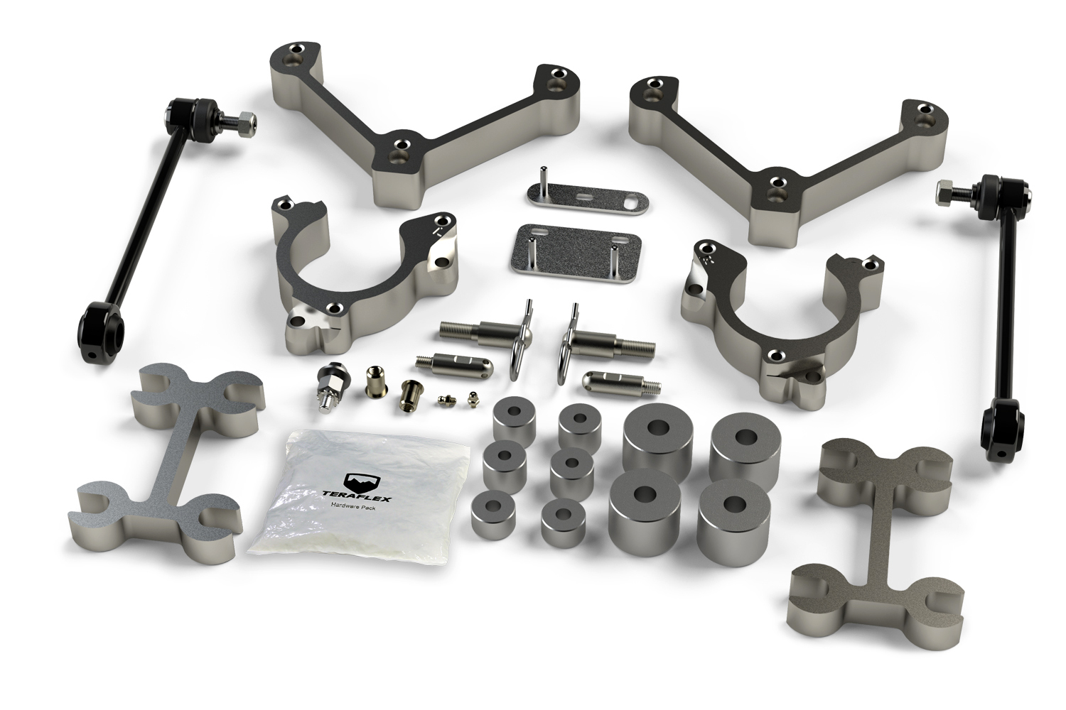 Kit rehausse 1,5" Teraflex pour Jeep toute Renegade TERA 1351200