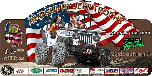 Burgundy jeep Trophy