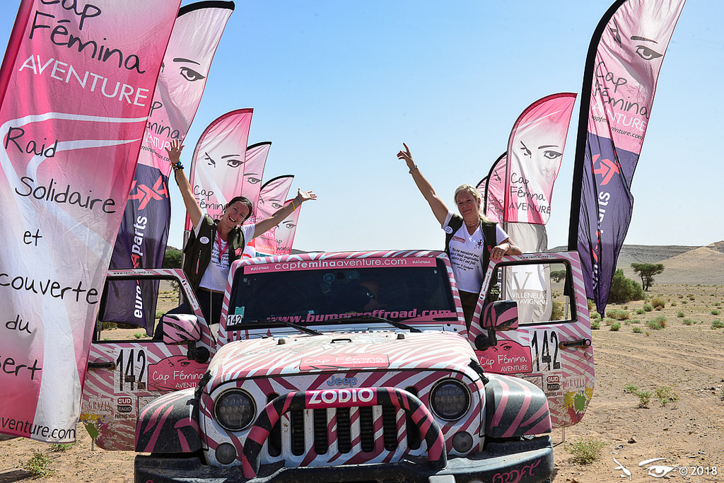 Équipage 142 Cap Fémina 2018 avec Bumperoffroad