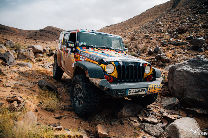 Jeep dans le desert - Jeep JK - Rallye Sahara