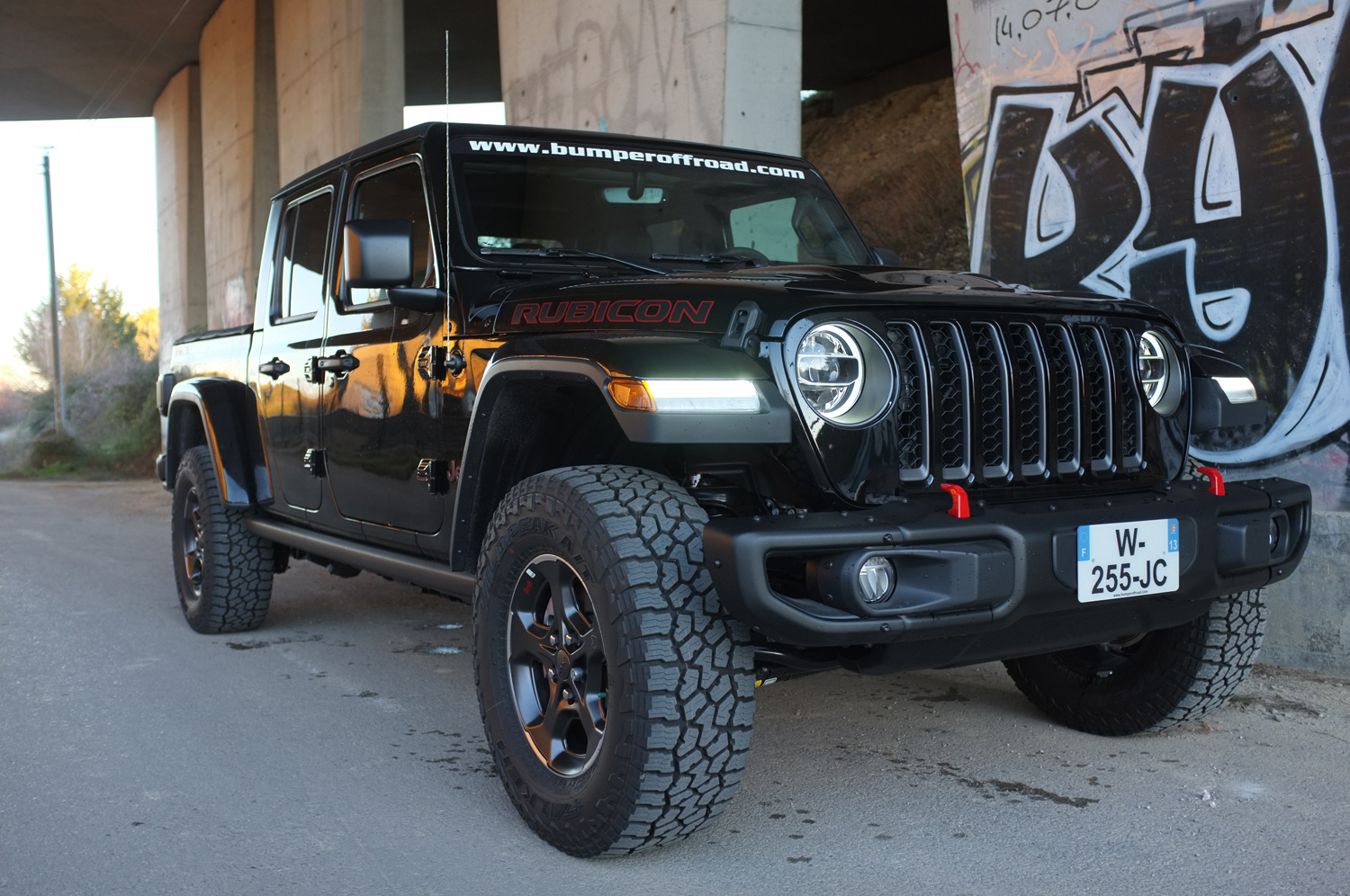 Jeep Gladiator Rubicon Black 3,6 L E85 Ethanol ©bleu-ocean.fr