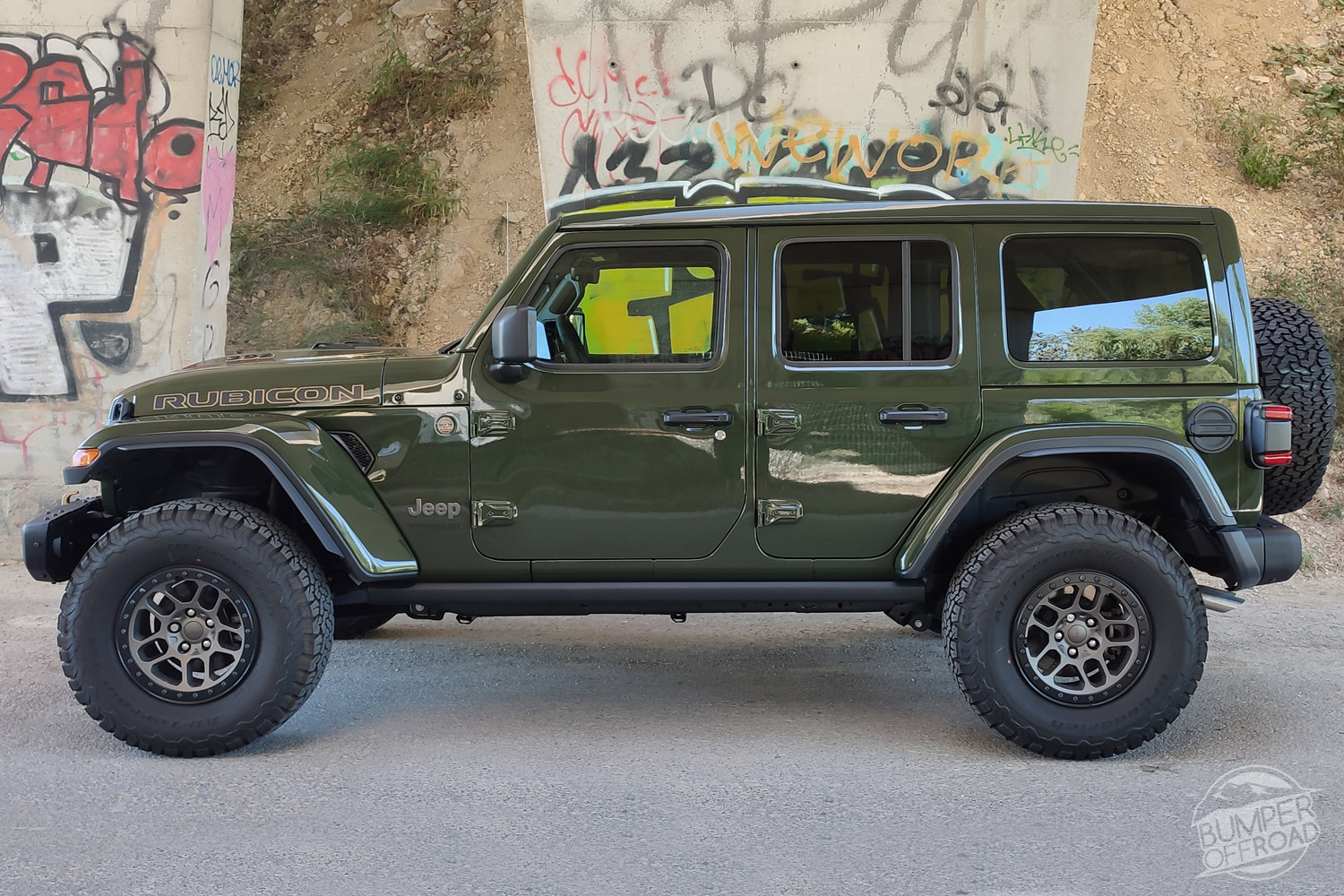 JEEP JLU V8 392 RUBICON XTREME RECON SARGE GREEN - BumperOffroad