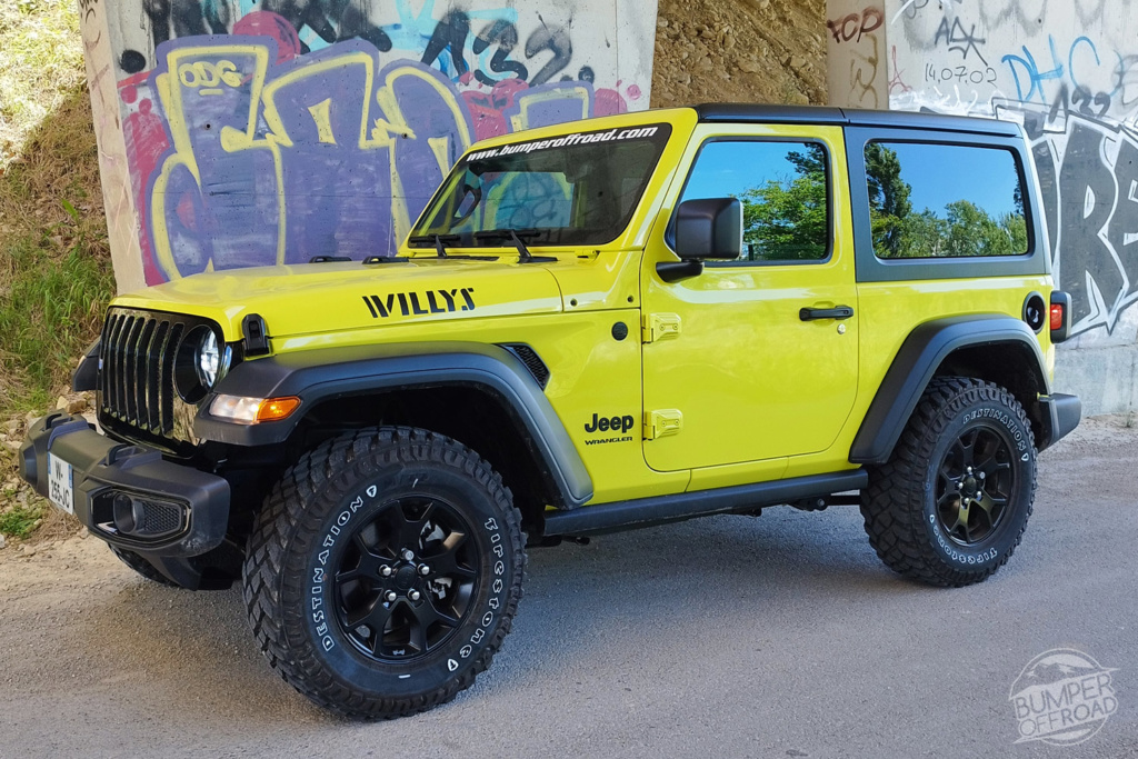 Jeep Wrangler JL Willys 3,6L Yellow bachée 2022