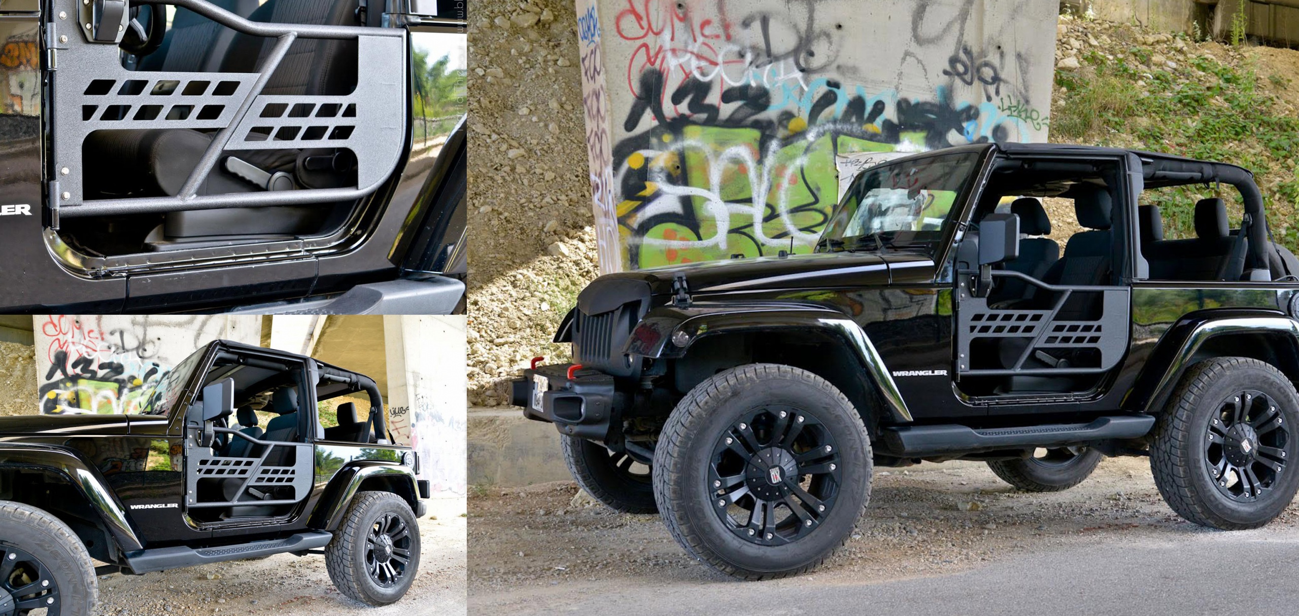 Demi-portes pour Jeep Jk 2 portes Spring Doors