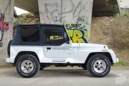 Jeep Wrangler YJ 1991 Renegade blanche - Matching number