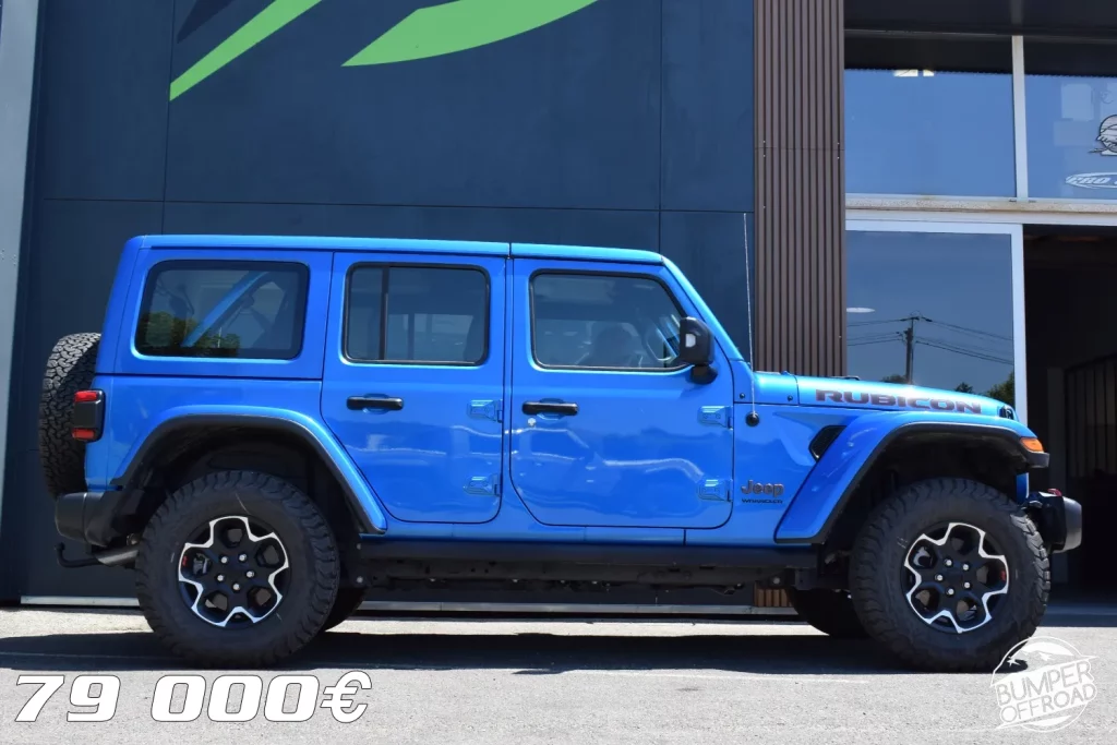 Jeep Wrangler JLU Rubicon Hydro Blue 2.0 Turbo 4 cylindres DOHC 272 Cv, Année modèle 2023