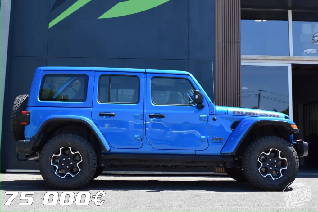 Jeep Wrangler JLU Rubicon Hydro Blue 2.0 Turbo 4 cylindres DOHC 272 Cv, Année modèle 2023