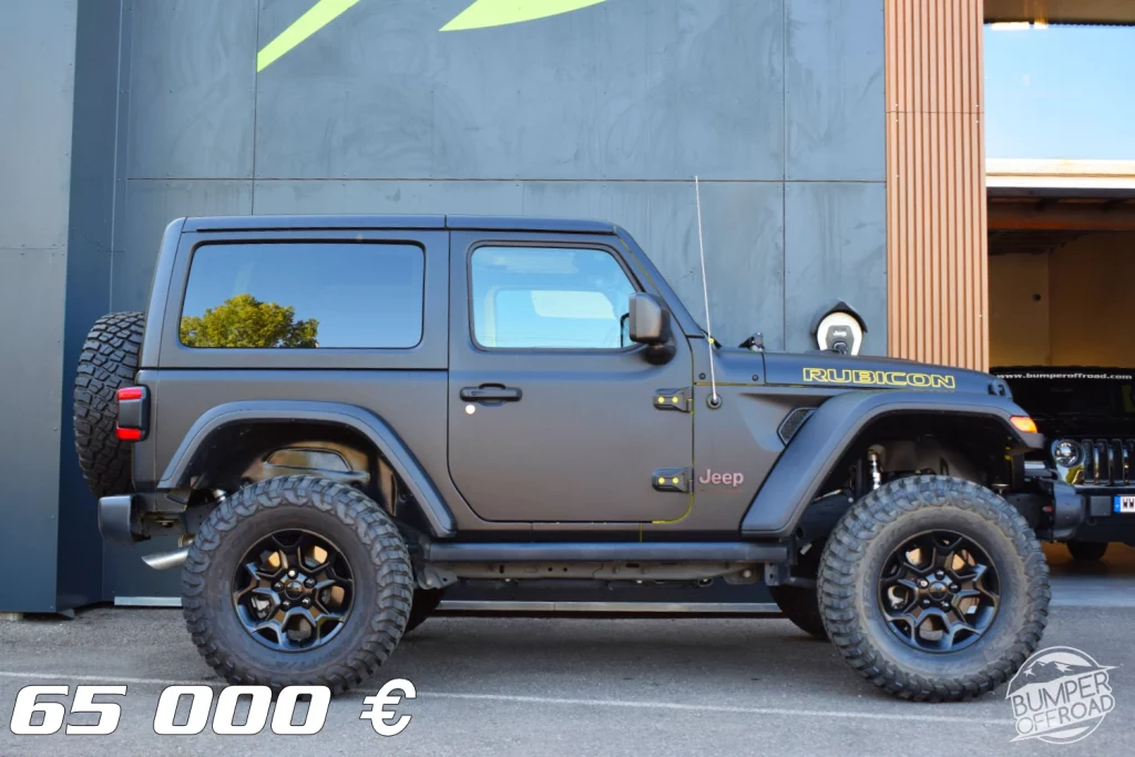 Jeep Wrangler JL 3.6L Jaune - Covering Noir Mat