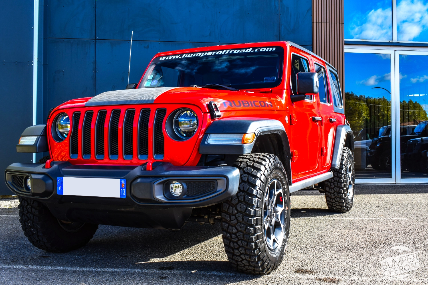 Jeep Wrangler JLU Rubicon 2.0L, 272 cv Rouge full