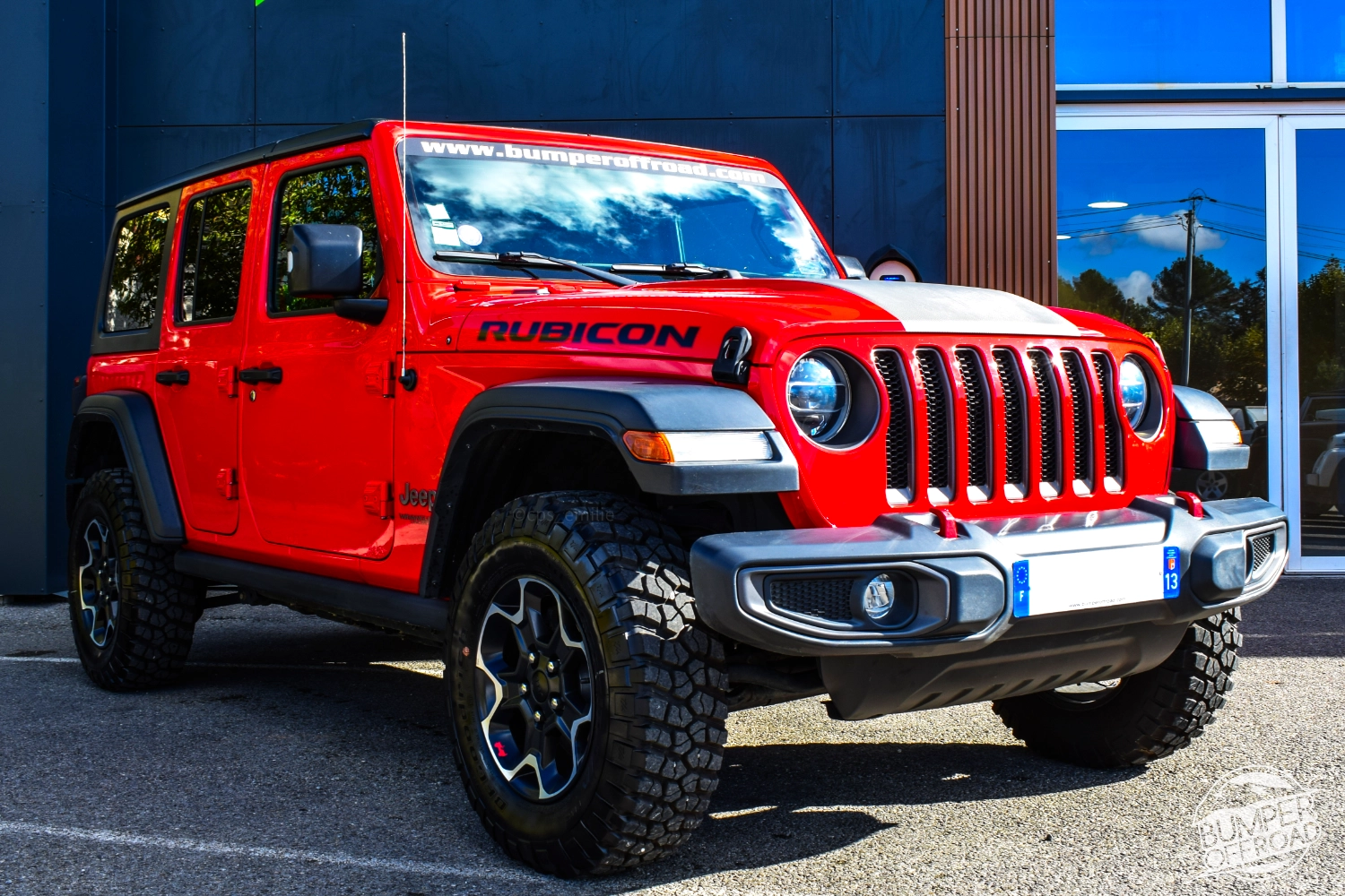 Jeep Wrangler JLU Rubicon 2.0L, 272 cv Rouge full