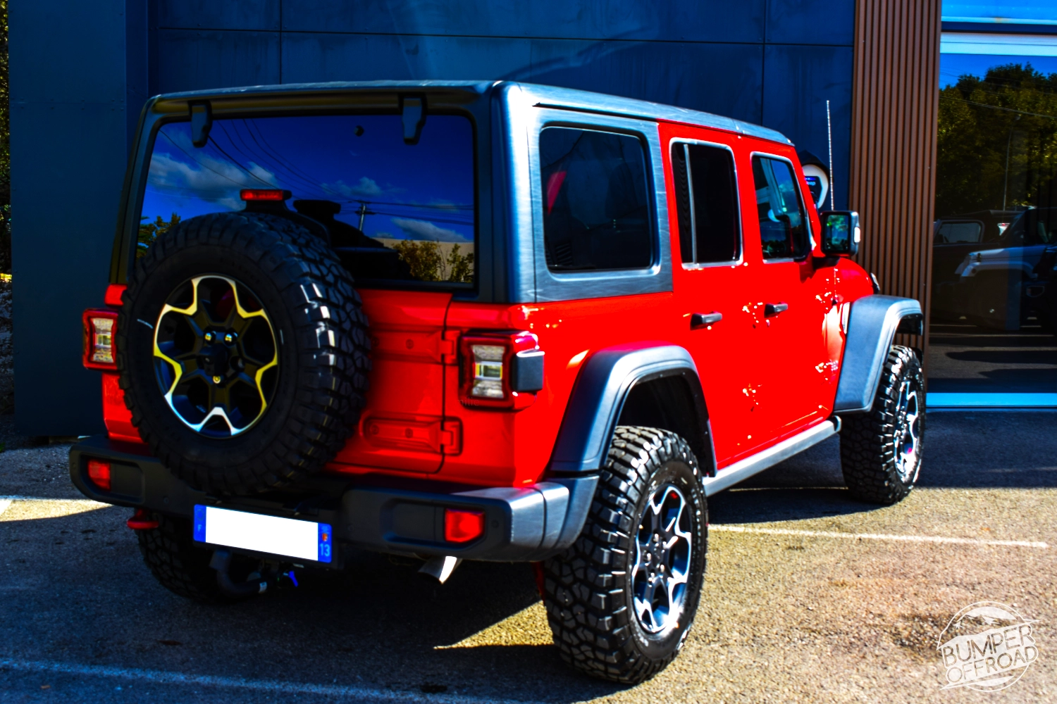 Jeep Wrangler JLU Rubicon 2.0L, 272 cv Rouge full