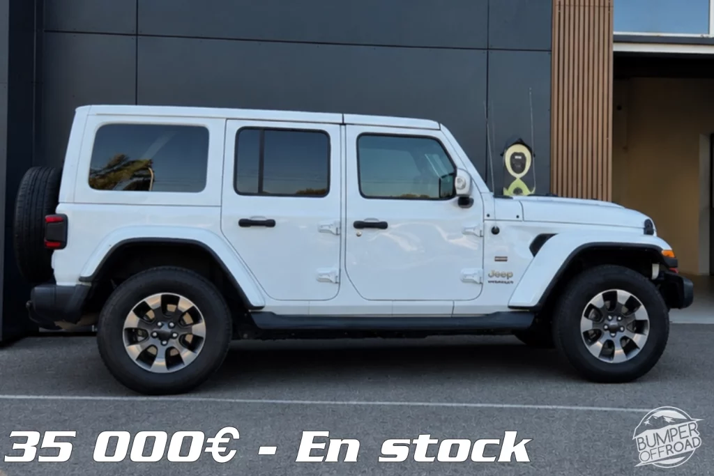 Jeep Wrangler 2,0l Overland Blanche TVA récupérable
