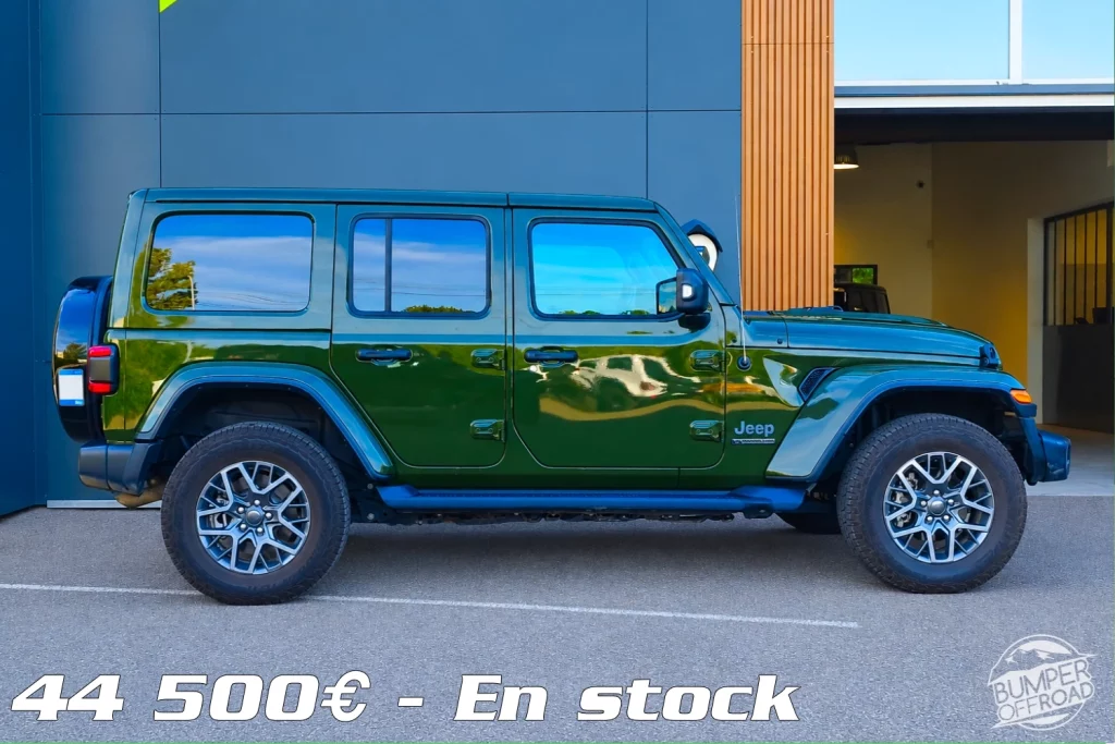 Jeep Wrangler 4xe 80th Anniversary Sarge Green 2021 : rare et full options
